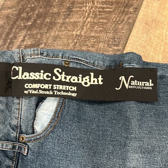 NWT Natural Reflections Classic Straight Comfort Jeans 20WP - Picture 6 of 8